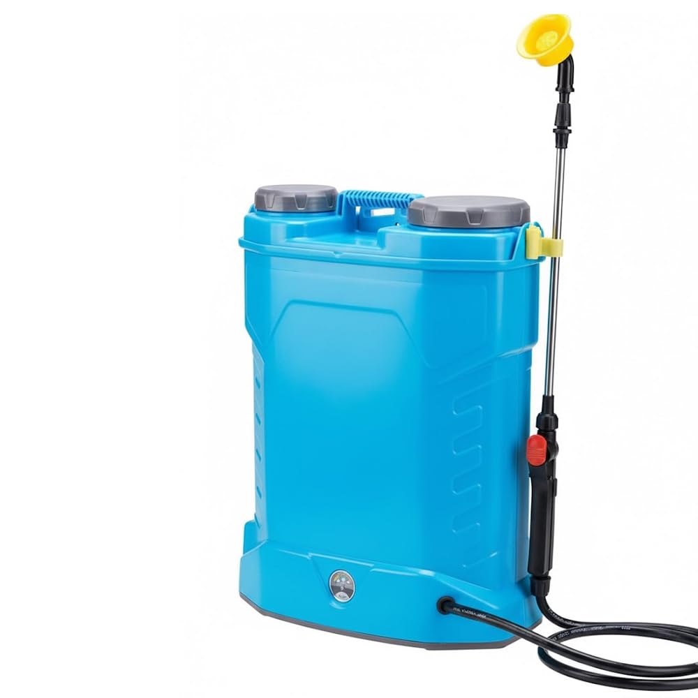 Suinga Pulverizador Eléctrico de Mochila a Presión 16 litros | Mochila Sulfatadora para Fumigar Plantas Recargable con Batería | Autonomía de hasta 7 Horas | Pulverizador a Presión con Boquilla