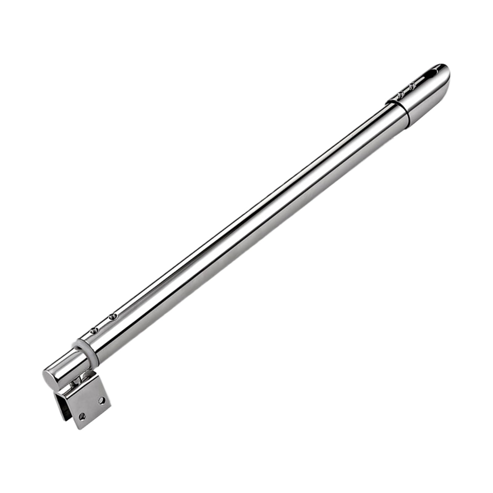 Frameless Glass Stabilizer Bar Shower Glass Support Bar, Stainless Steel Fixed Support Rod, Adjustable Telescopic Stabilizer Rod for Bathroom Shower Enclosures(Angled-Head Type,30-50cm/11.8-19.7in)