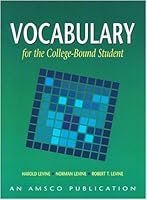 Vocabulary for the College Bound Student 1567651046 Book Cover