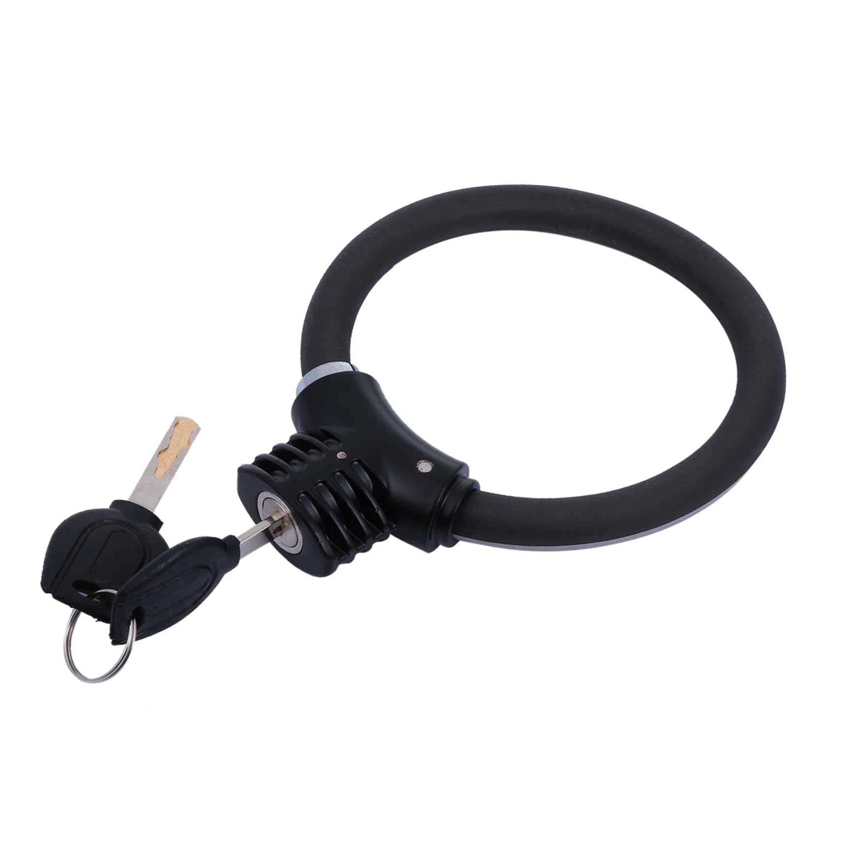 HOLIDYOYO Bike Lock Portable Theft Cable Lock with Wrapper for Secure Bicycle Protection Compatibility Convenient Design High Safety Factor