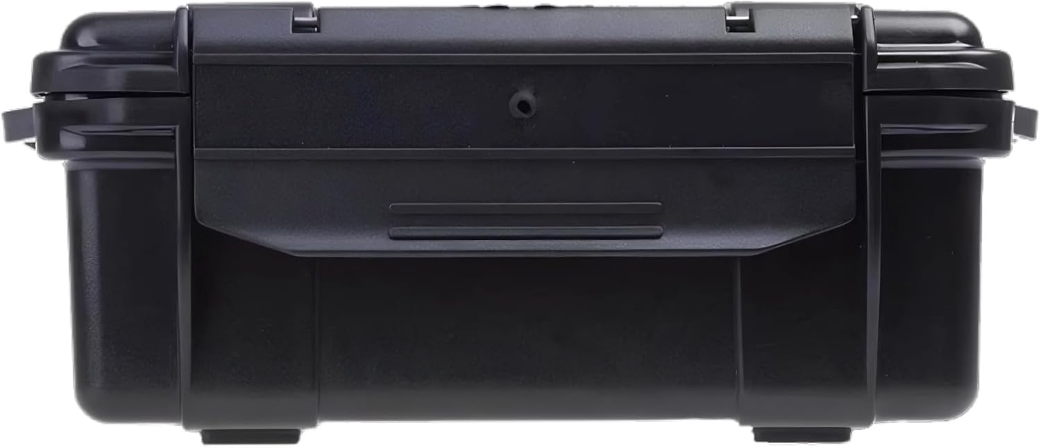 Waterproof Box 7.9 X 3.9 X 3.1 In, Shockproof Airtight Storage Container With Inner Sponge, Hard Plastic Tool Case