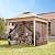 VIVOHOME Pop Up Gazebo 10x10ft Outdoor Canopy Tent with Mosquito Netting & 2 Tiers Roof for Patio Garden Backyard, Beige