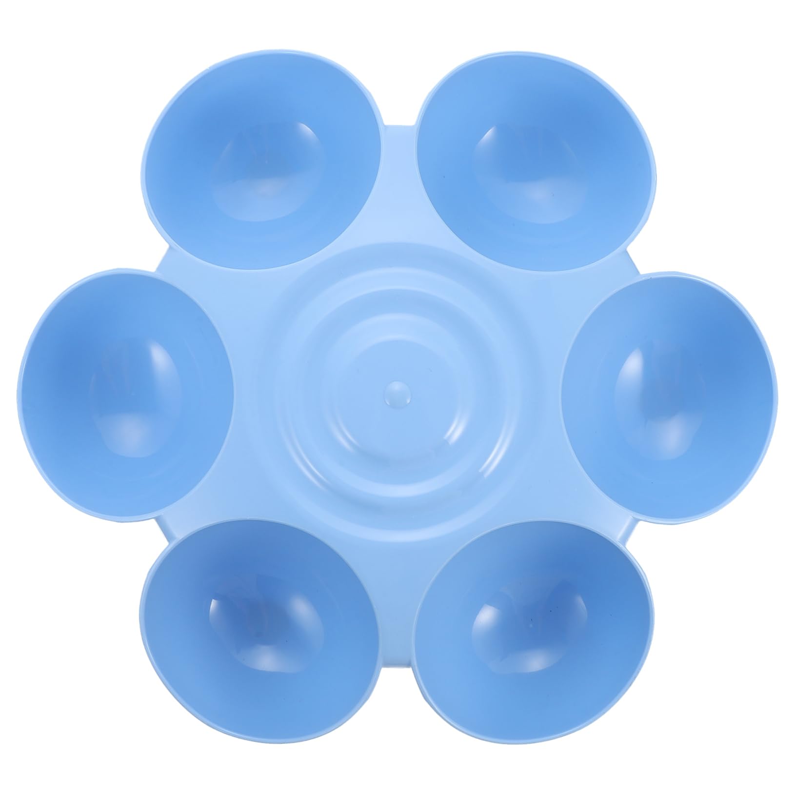 HOLIDYOYO Multipurpose Pet Feeding Bowl Unique Flower Design Cat Feeder Multiple Puppy Food Dispenser Durable Plastic Easy to Clean for Cats Dogs