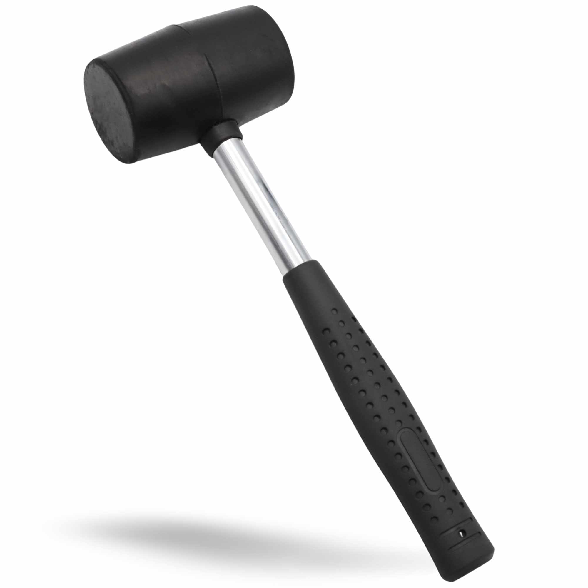 TECHZOCO Mazo de goma Martillo de hule, Martillo de goma, Mazo de goma, Herramienta de caucho, Mazo de caucho, Martillos de hule, Golpe suave, Mazo con cabeza de goma, 430 Gramos
