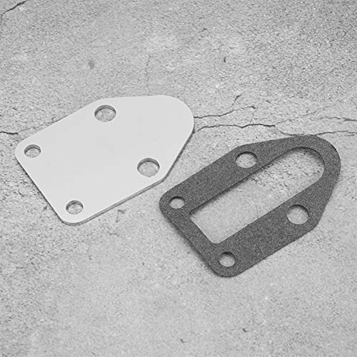 fuel pump blank off plate 350 chevy + Fuel Pump Plate with Gasket