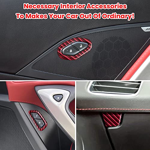 Accesorio para carro rojo 3 piezas miniatura 3