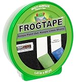 FrogTape 1358465 Multi-Surface Painting Tape, 1.41 Inches Wide x 60 Yards Long, Single Roll, Green