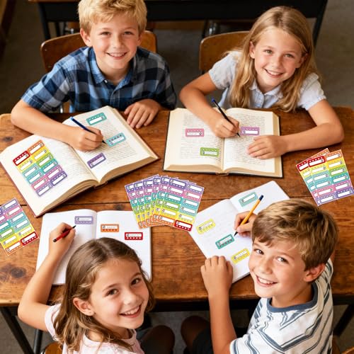 Autocollants d'évaluation de livres et étiquettes pour journaux de suivi