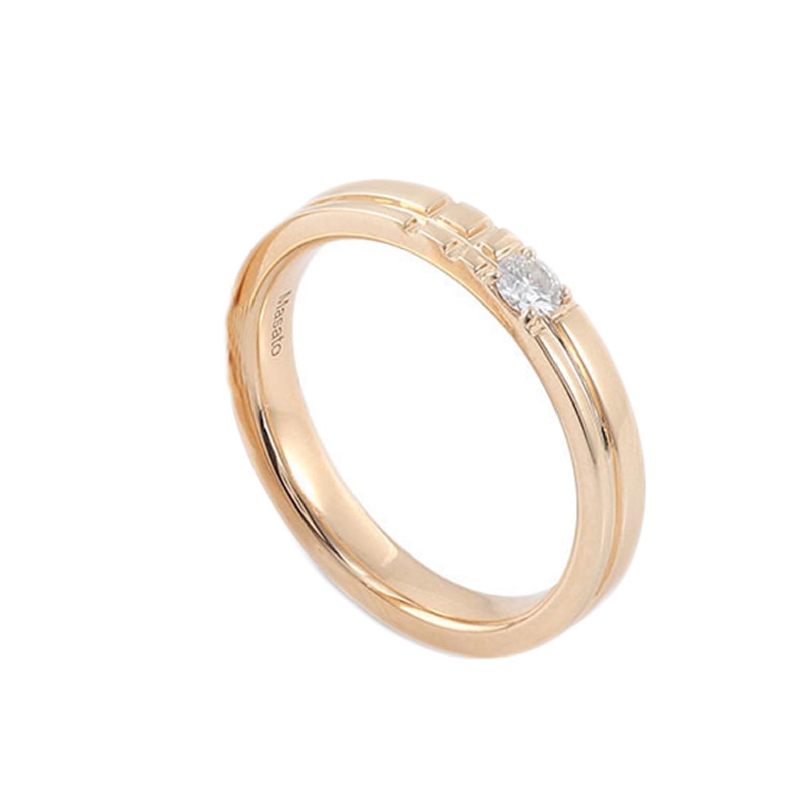 Boho Ringe, Damenringe Poliert mit Kreuzrillen und Moissanit Mutter Tochter Geschenk