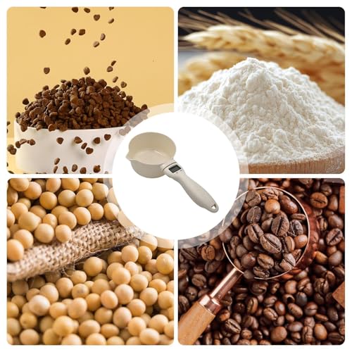 Cuchara digital cocina recargable con báscula integrada para repostería café y porciones 6