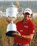 Golf Collectibles Rory McIlroy proudly holds the Rodman Wanamaker Trophy after winning the PGA Championship - 8"x10" Photo with Protective Sleeve