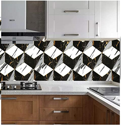 Image of Self Adhesive Decorative Peel Stick Waterproof Marble Wallpaper Wall Decor Removable Wall Paper for Living Room Hall Decoration PVC Vinyl DIY Contact Paper 45x304 CM (Marble-1)