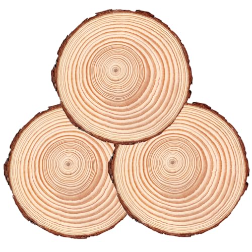 Jorzer Lot de 3 dalles de jardin pour allée extérieure, 18 à 20 cm, pierres antidérapantes pour extérieur, cour, pelouse, terrasse