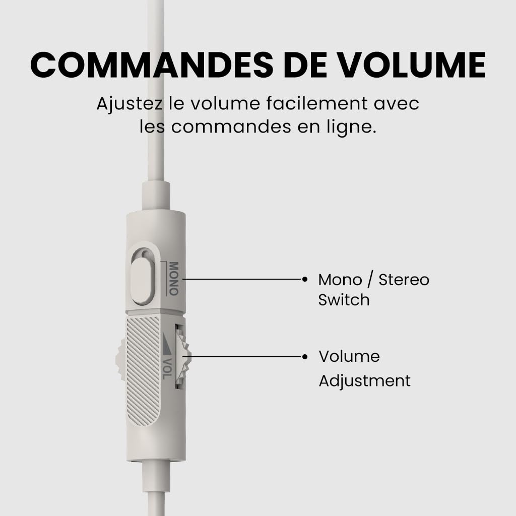 Avantree Slumber B - [Version AUX 3,5 mm] Ultra-Confortable Haut-Parleur d'oreiller Filaire, Volume Faible, Alternative aux Écouteurs pour Dormir, sans Charge, Idéal pour Livres Audio et Podcasts