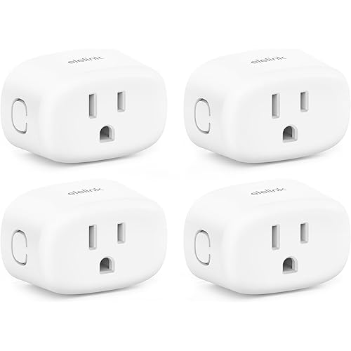 Smart Plug, Smart Plugs That Compatible with Alexa & Google Home, Smart Outlet with Retome Control, Timer & Schedule, WiFi Outlet for Home, No Hub Required, 2.4GHz Wi-Fi Only, 4 Pack