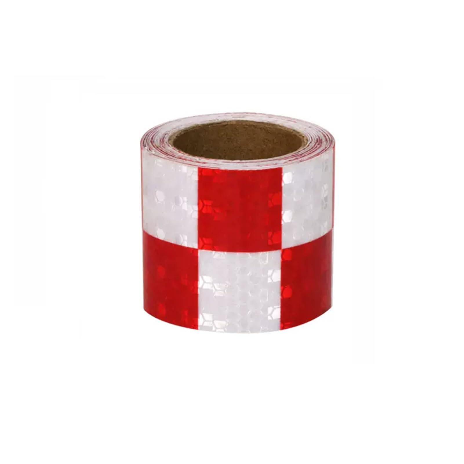 Cinta de señalización, Cinta Reflectante Reflectora 5 cm x 3 metros Adhesiva de Conspicuidad for Exteriores for Remolques, Camiones, Autos, Yates(Red White)