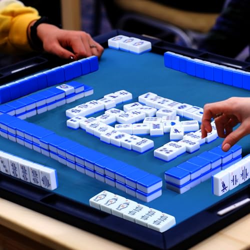 Chinoiserie Mahjong set 160 piezas tamaño viaje miniatura 6