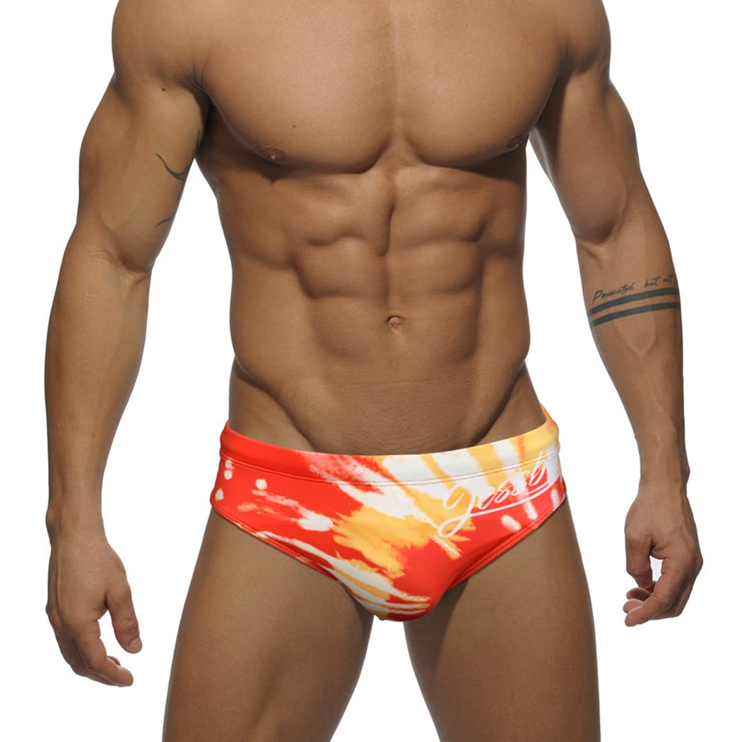 Costume Slip Uomo, Costume Mare Uomo Slip Mare e Piscina Uomo Swimming Brief Coulisse Regolabile YK56 Taglia M - XXL