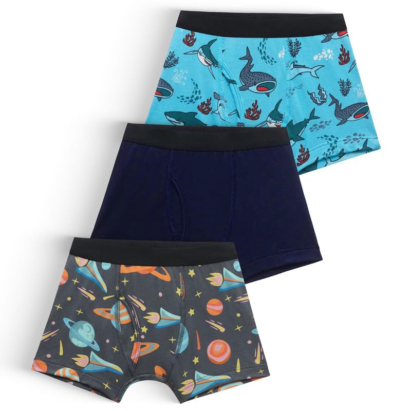 MeUndies Boys Boxer Brief - Soft Modal Fabric with No Pinch Waistband Fun Prints Scratch-Free Design and Durable