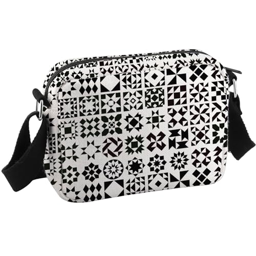 Quilting Gift Quilt Retreat Gift Sewing Gift Quilt Block Crossbody Bag for Seamstress Tailors