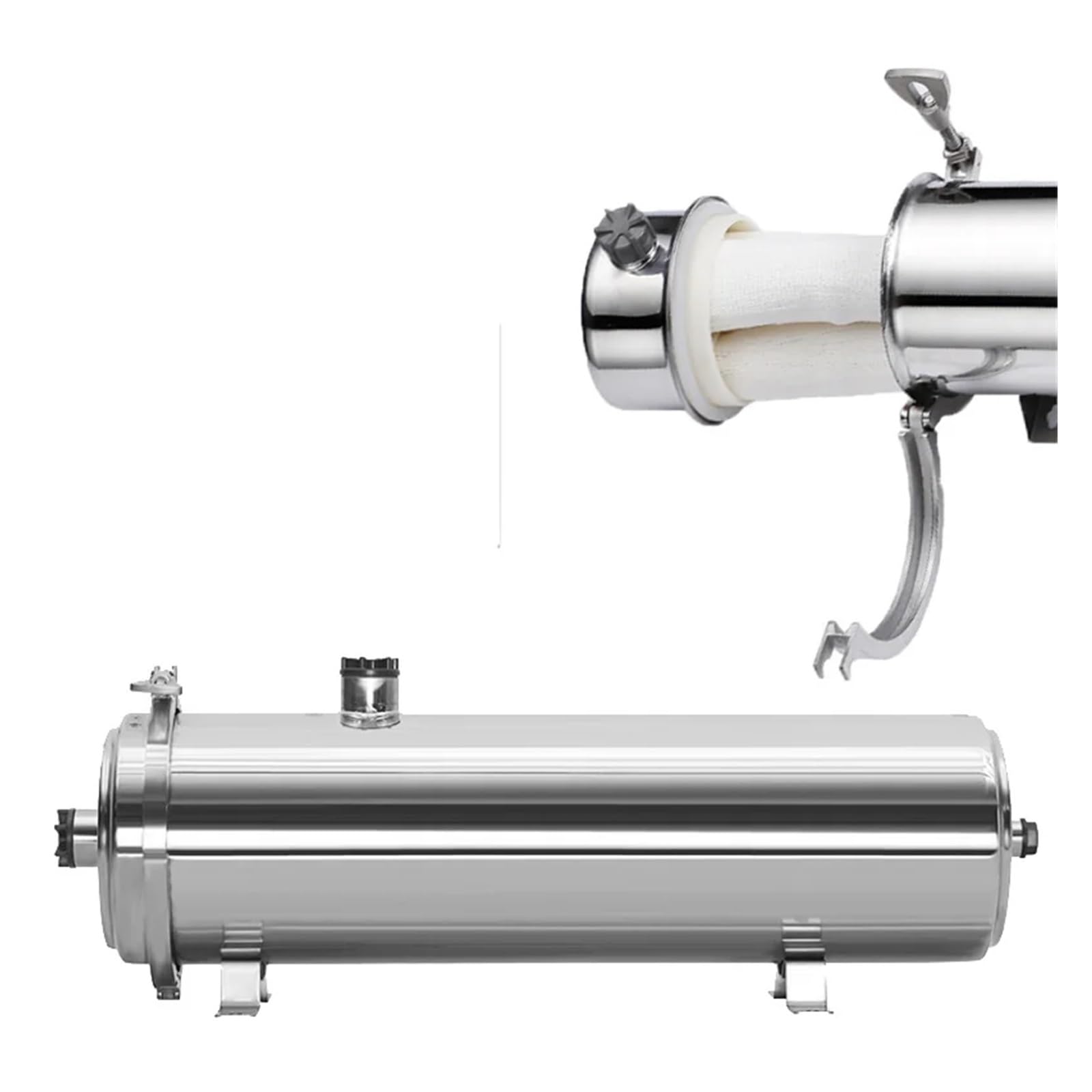 Filtro de agua filtración for toda la casa, purificador PVDF UF 15000L/H, filtro ultrafiltración 0.01um