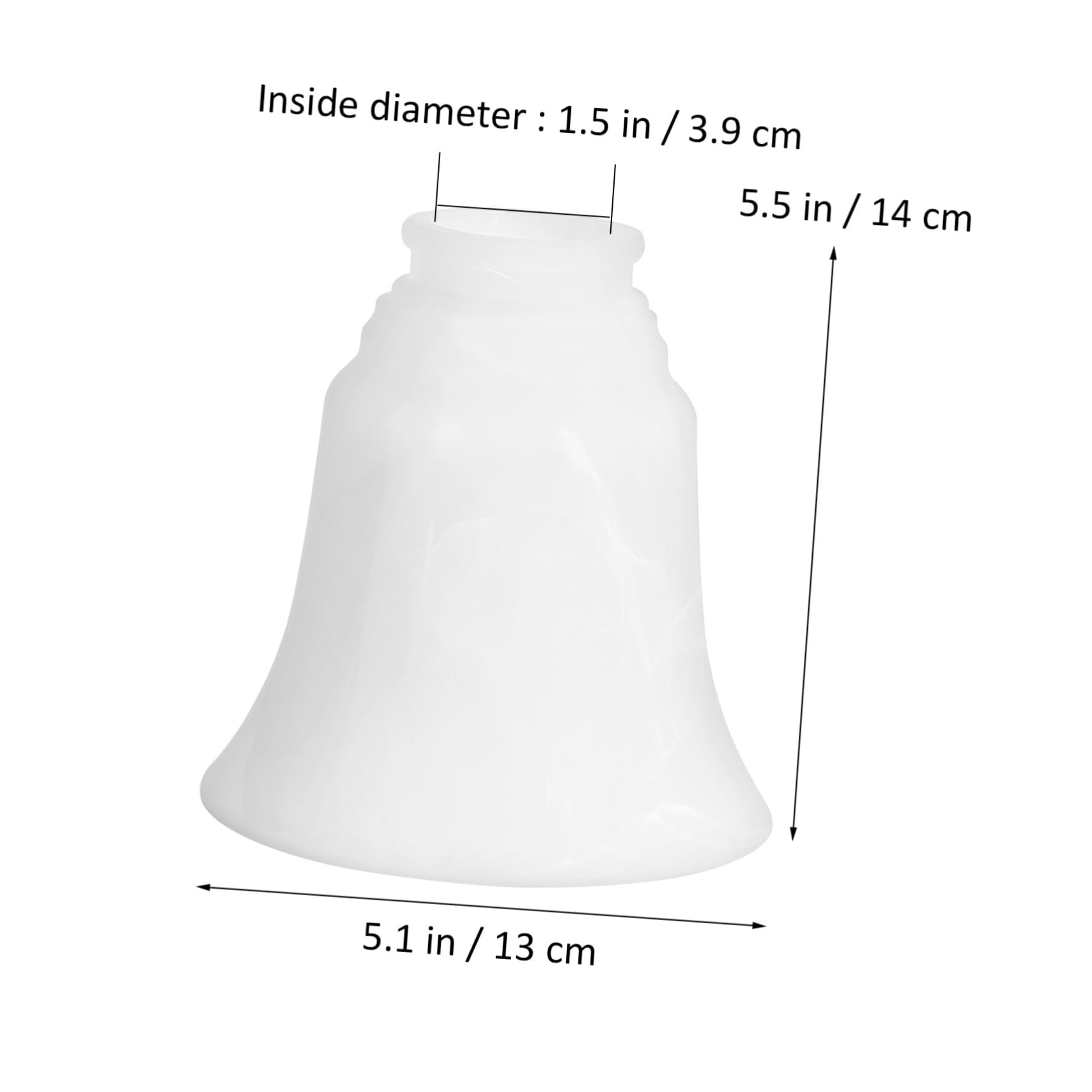 4stücke Mattiertes Deckenlichtschirme Für Hängelampen Ersatz-glaslampenschirme Für Deckenlüfter Schatten Für Wand Und Deckenleuchten Home Dekoration