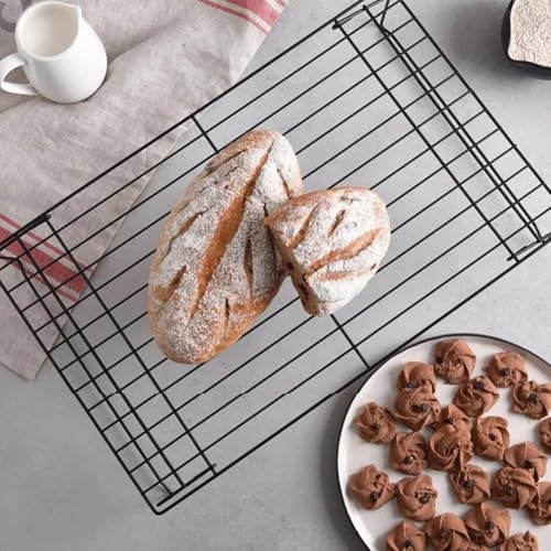 Grille de refroidissement pour four en inox anti-gâteaux ramollis