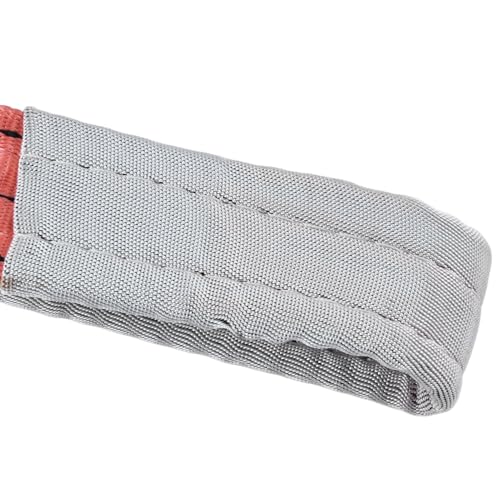 Mavaol 5T Hochleistungs-Flachhebeschlinge, 3 Meter hochfestes PES-Gurtband für Kranmontage, Bauwesen, Maschinen, Transport (2m)