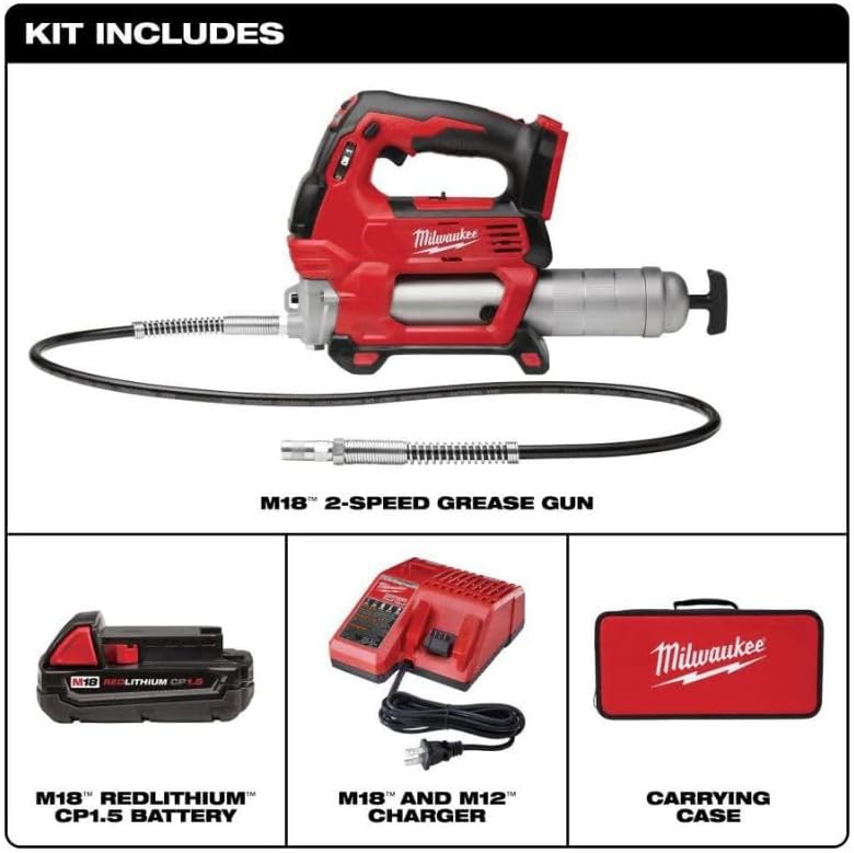 Milwaukee Electric Tool 2646-21CT M18 Grease Gun Kit
