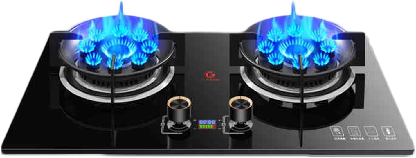 Estufa de Gas 2 Puestos 5.2KW Temporizador Doble Uso