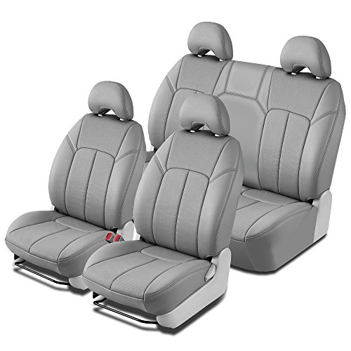 Image of Clazzio 2007-2013 Chevrolet Silverado 1500 Extend Cab Front Without Under seat Storage Rear Bench seat Leather Seat Cover