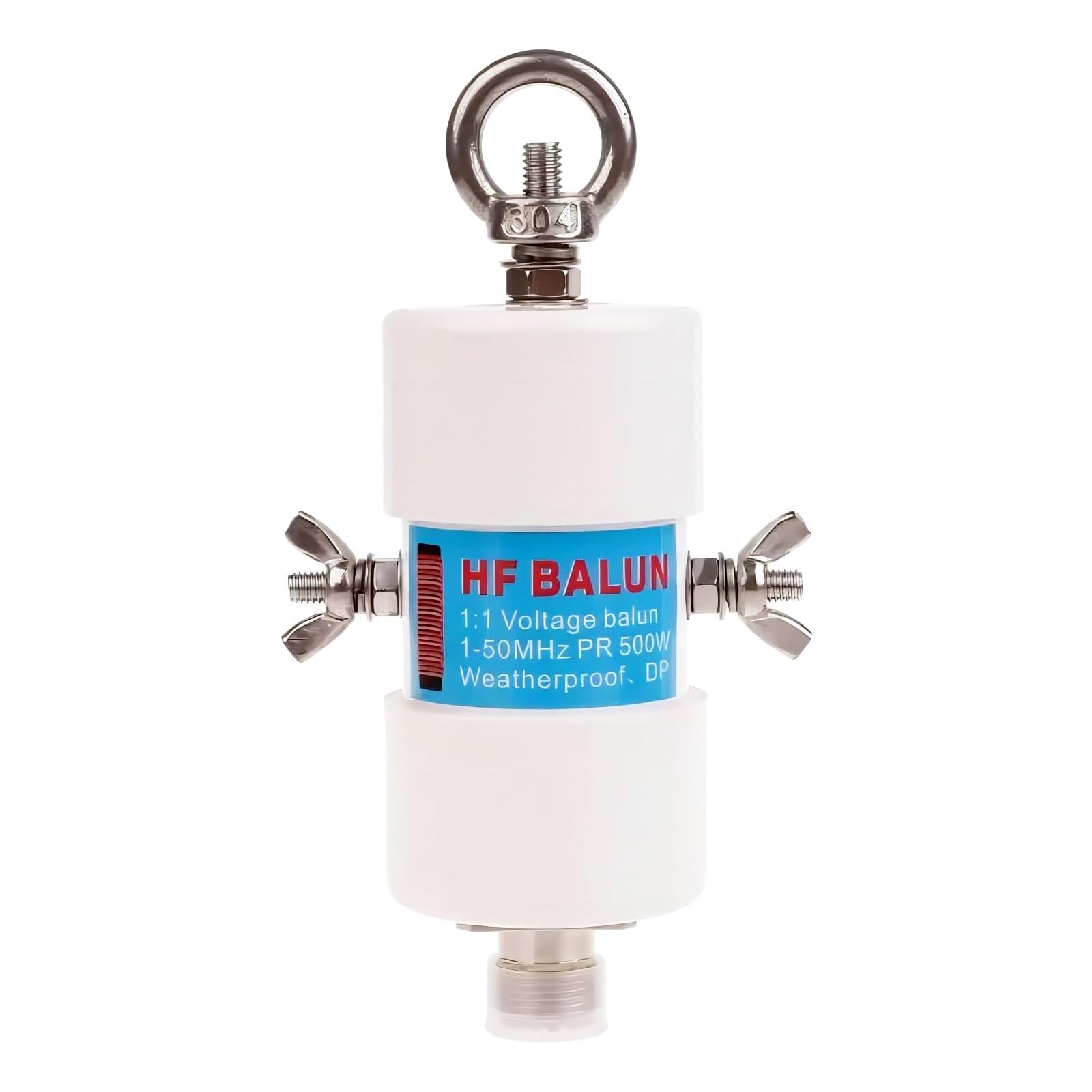 AURSINC Kurzwellenradio-Balun-Antenne 1:1-Balun, Frequenzbereich 1–50 MHz, 500 Watt Amateurfunkanenne mit UHF-Female-Stecker (SO-239) (DIY-wasserdichte Antenne)
