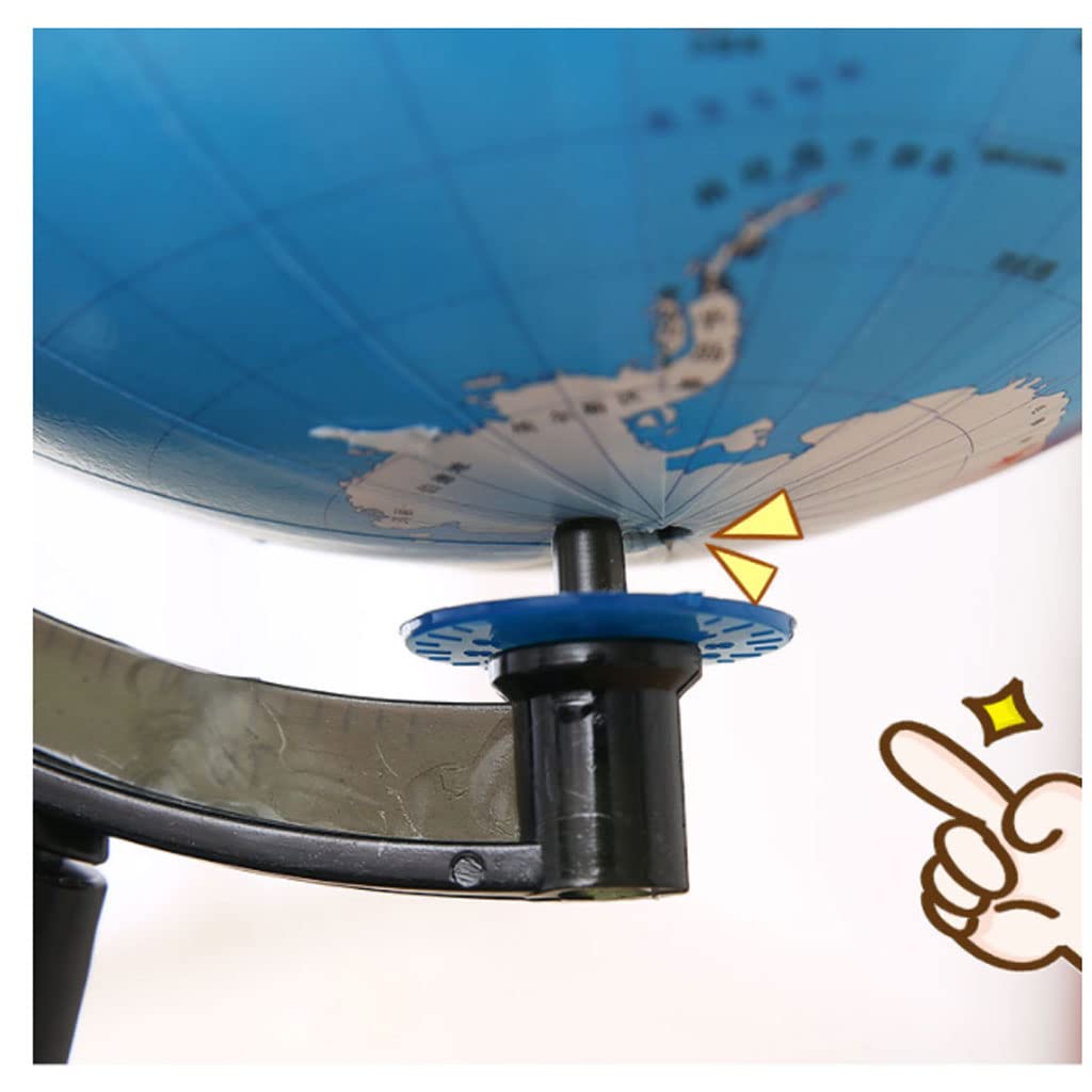 Globus świata Miniwereld met standaardbol, creatieve driedimensionale ornamenten, educatief geschenk, leer aardrijkskunde, voor school piękno i funkcjonalność