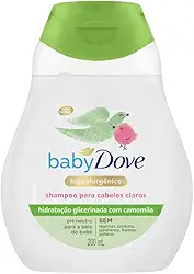 Baby Dove Shampoo Hidratação Glicerinada Camomila 200ml, Branco