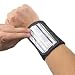 Football Quarterback Triple Insert Playbook Wristband, Multi-Sport Play Holder by Crown Sporting Goods