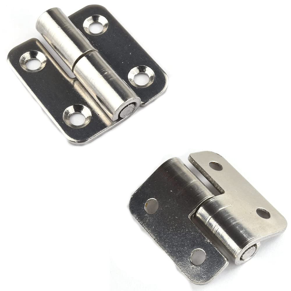 Juego De 4 Bisagras De Elevación De Acero Inoxidable 304 Para Zurdo - 1.5 Pulgadas, Desmontables, Con Tornillos, Para Puertas Ligeras