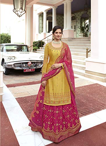 Image of Delisa New Indian /Pakistani Eid Special Party /Ethnic wear Georgette Straight Ghagra Style Salwar Kameez Suit for Womens-2085