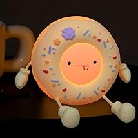 Vista 15 de Bonita luz nocturna para tostadora, lámpara de noche de pan regulable recargable por USB, lámpara de sueño de noche de apagado automático, adorno