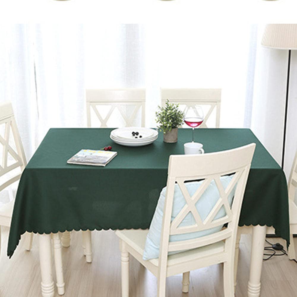 Mantel de Mesa Rectangular de Tela Manteles Durable Lavables Antimanchas para Decoración de La Mesa de Comedor Azul 200 × 360cm