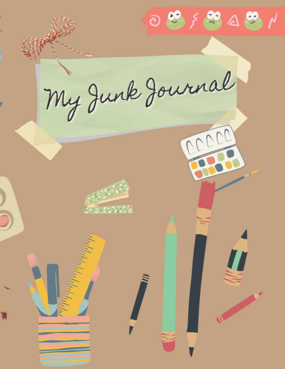 My Junk Journal: Blank Journal for scrapbooking - Large notebook with 100 Pages