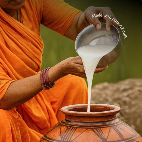 Image of Parasbaagh A2 Cow Ghee 1 Litre (1000 ml), Traditional Bilona Method A2 Cow Ghee, Grassfed, Pure & Healthy Desi Cow Ghee