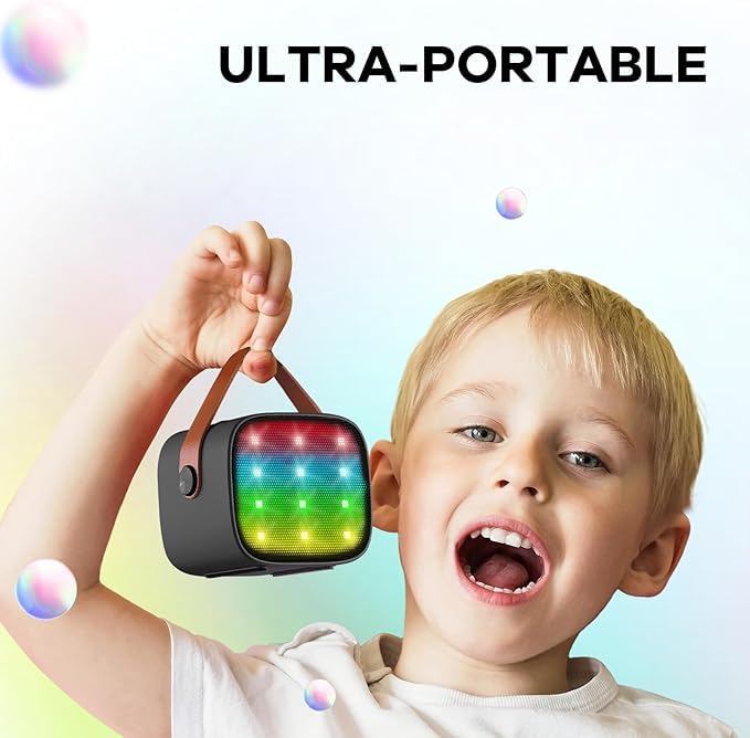 Image of SingStar Karaoke Speaker and Wireless Mic for Kids Toddlers Bluetooth Portable for Girls Boys Perfect Birthday Gifts Ages 4, 5, 6, 7, 8, 9, 10+ Years Black