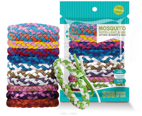 12er-Pack Mückenschutz-Armbänder, verstellbares Lederband für Erwachsene, Kinder und Babys – Premium-Qualität, DEET-freie Naturarmbänder, Schutz vor Insekten bis zu 400 Stunden 12er-Pack Mückenschutz-Armbänder, verstellbares Lederband für Erwachsene, Kinder und Babys – Premium-Qualität, DEET-freie Naturarmbänder, Schutz vor Insekten bis zu 400 Stunden