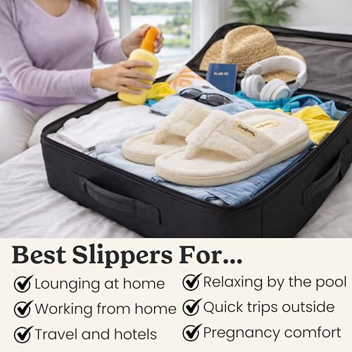 Image of Dearfoams Women's Melanie Colorblocked Microfiber Terry Thong Slipper