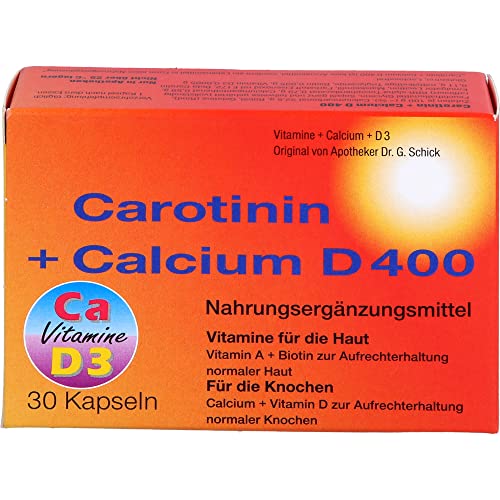 Inkosmia Carotinin + Calcium D 400 Kapseln 30 St. Kapseln