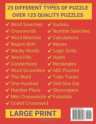 Independently Published Smart, Alex Large Print Autumn Variety Puzzle Book: Relaxing Mixed Puzzles For Adults Including Sudoku thumb #1
