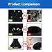 Universal Collapsible Hair Dryer Diffuser - Travel and Easy Storage - KingKam Diffuser Attachment Fit Most Hair Dryers with Nozzle Diameter D-1.575Inch to 1.968 Inch (4-5cm) - Black
