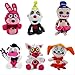 GYINK 6 unids/18 cm cinco noches en Freddy juguete de peluche Funtime Freddy Bear Fazbear Funtime Foxy Mangle Ballora Ennard Circus Baby