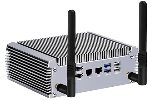 Fanless Silenzioso AMD Ryzen 7 7730U Mini Desktop PC RAM NVMe 11 Pro 4K Dual-HDMI Dual-LAN WIFI 6 2 TB 2.5 pollici 64 GB bluetooth solid state drive windows s-ata