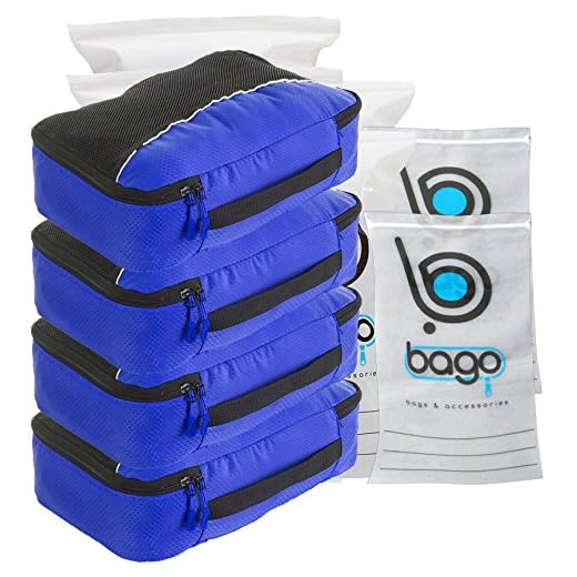Verpackungswürfel 4pcs Wert Set für Reisen